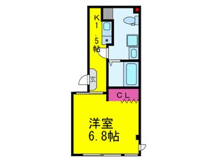 キューブ平野の物件間取画像